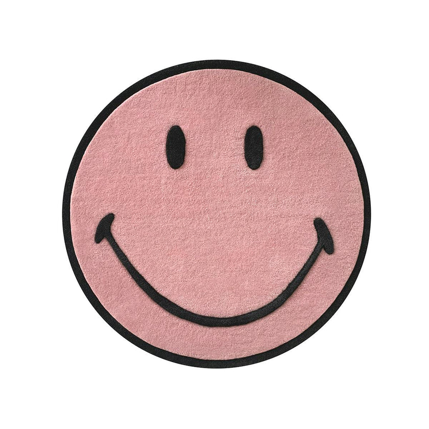 Round Smiley Rug