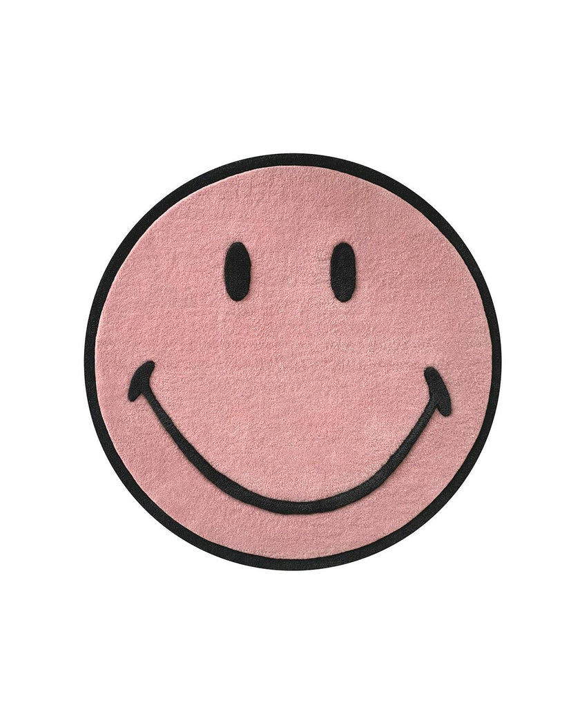Round Smiley Rug