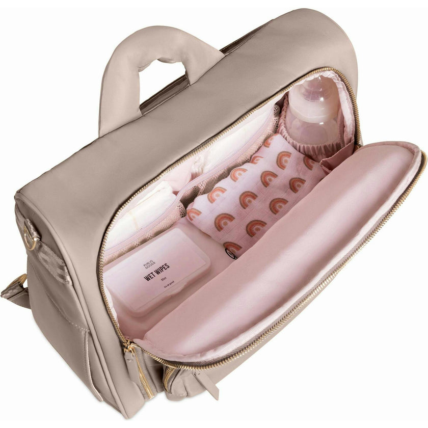 Satchel 14-Compartment Diaper Bag