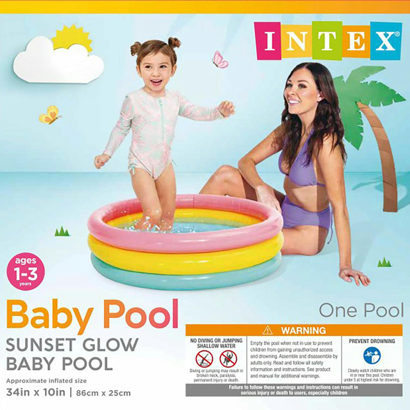 Baby Pool: Sunset Glow - 34x10"