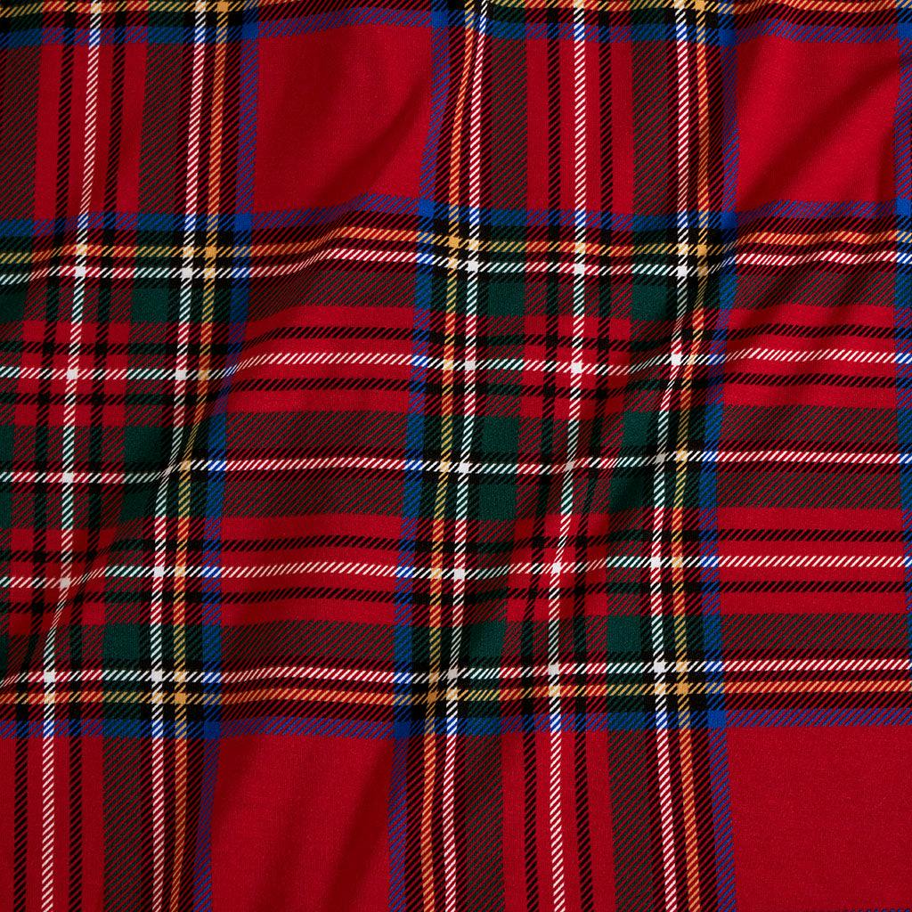 Red Tartan Plaid Convertible One Piece