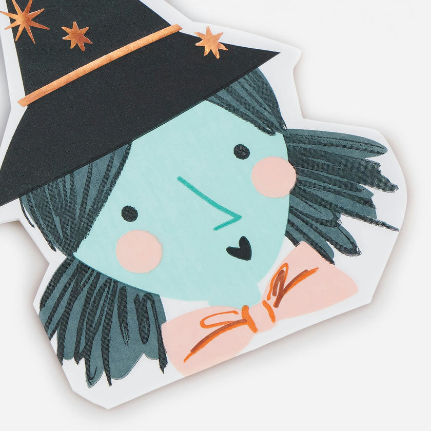 Witch Shaped Napkins