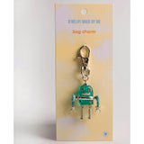 Moveable Robot Bag Charm Clip