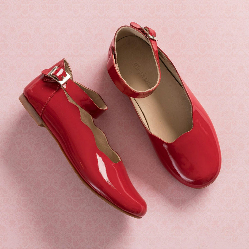 Ondina Ballet Flat | Red Patent Leather