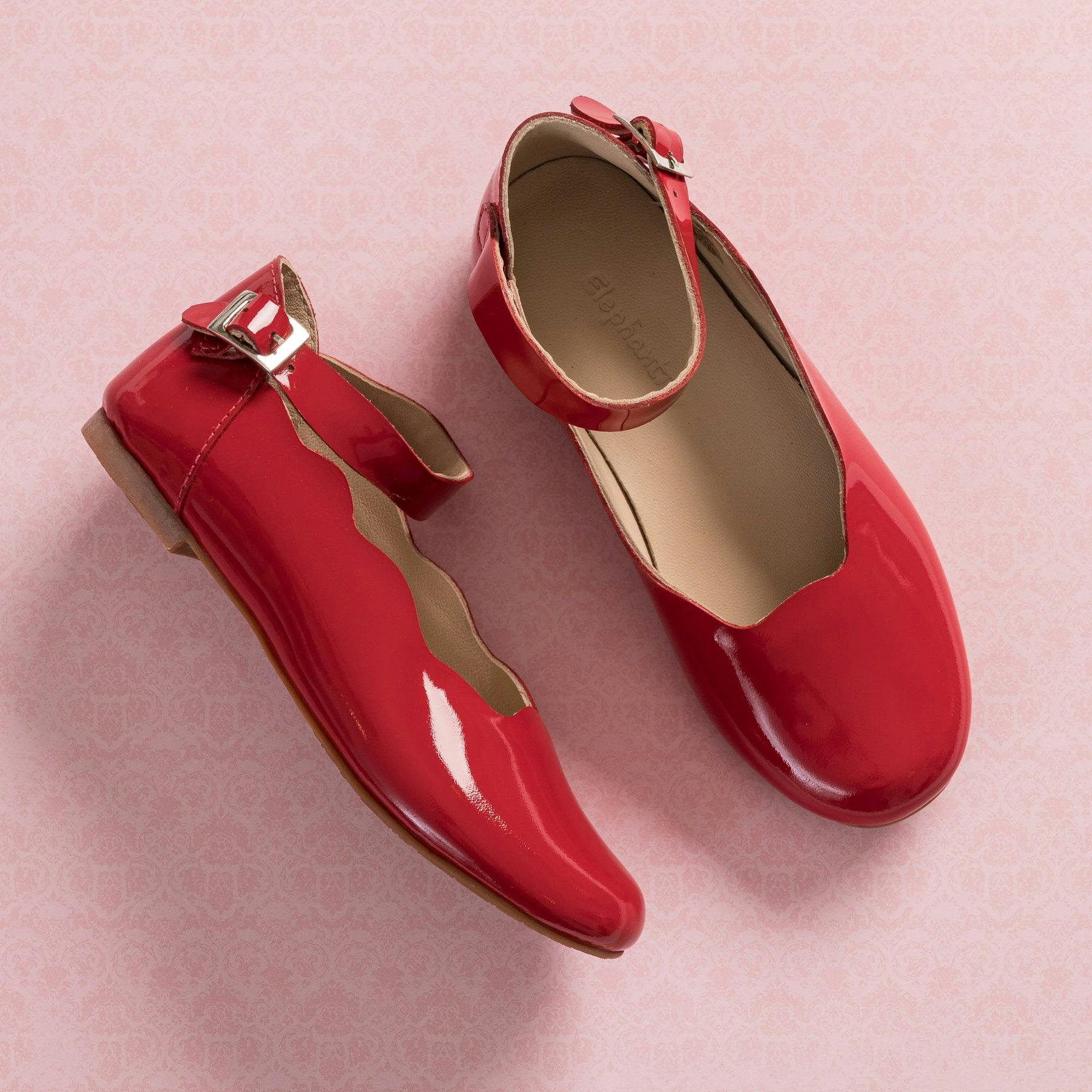 Ondina Ballet Flat | Red Patent Leather