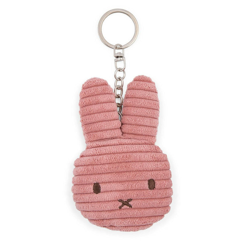 Keychain MIFFY Flat ECO Corduroy Dusty Rose 4"