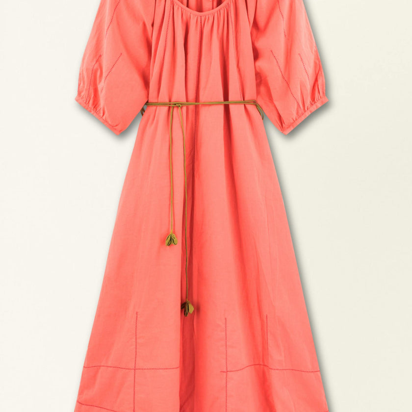 Seville Long Dress, Red