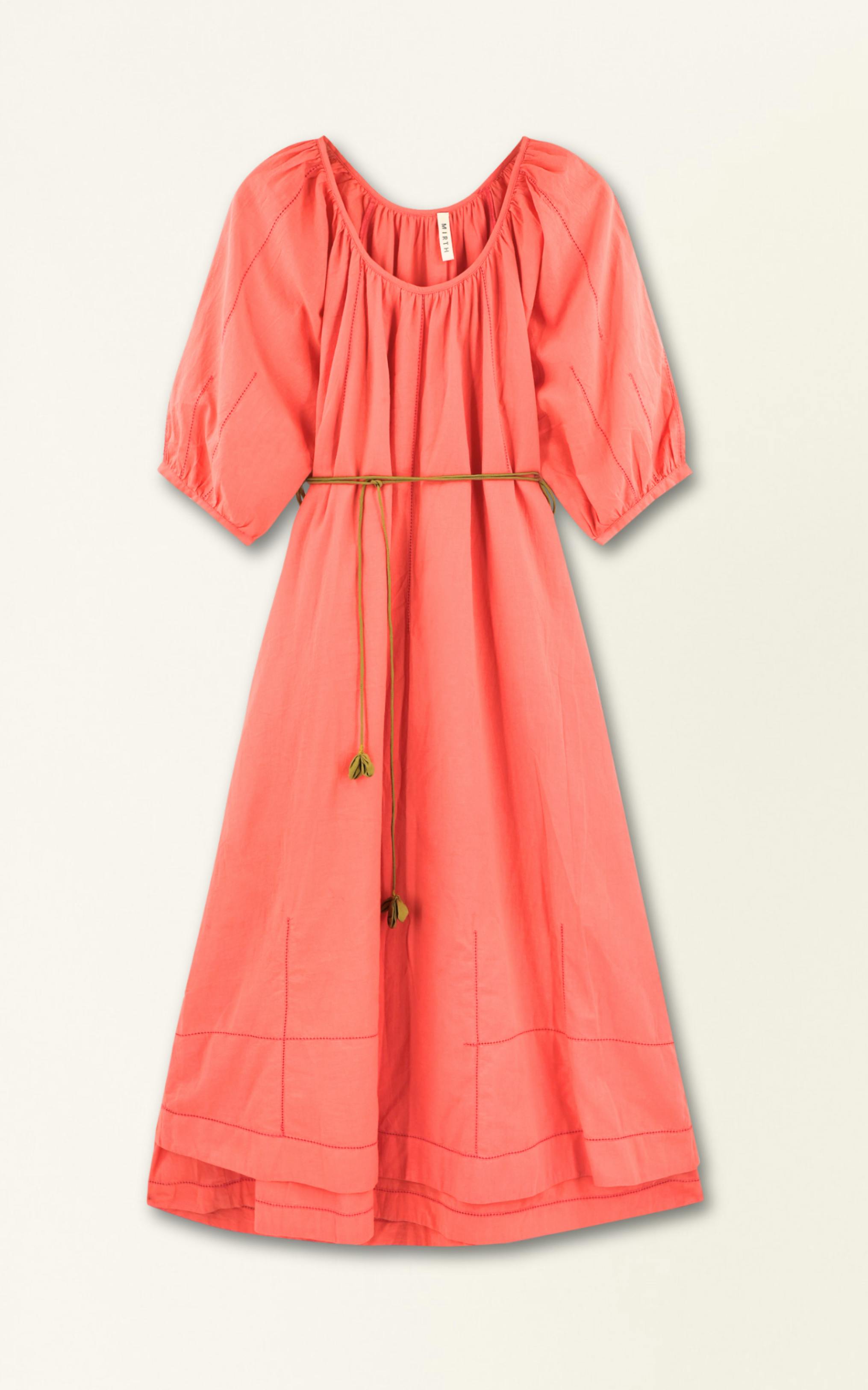 Seville Long Dress, Red