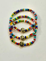 Gold Smileys - Bracelet Set of 3