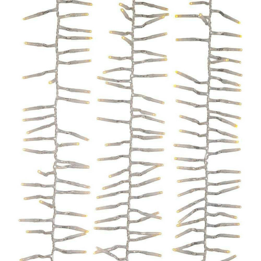 1000-Light 32.8-Foot Warm White LED Cluster Garland