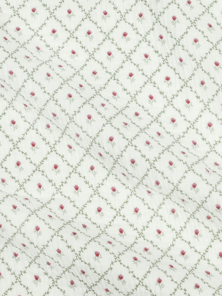 Muslin Swaddle Blanket - Hedge Floral