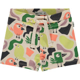 Colorful Print Drawstring Sweatshorts