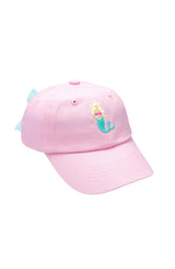 Pink Mermaid Bow Baseball Hat