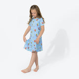 SpongeBob SquarePants: Good Vibes Bamboo Girls' Short Sleeve Dress