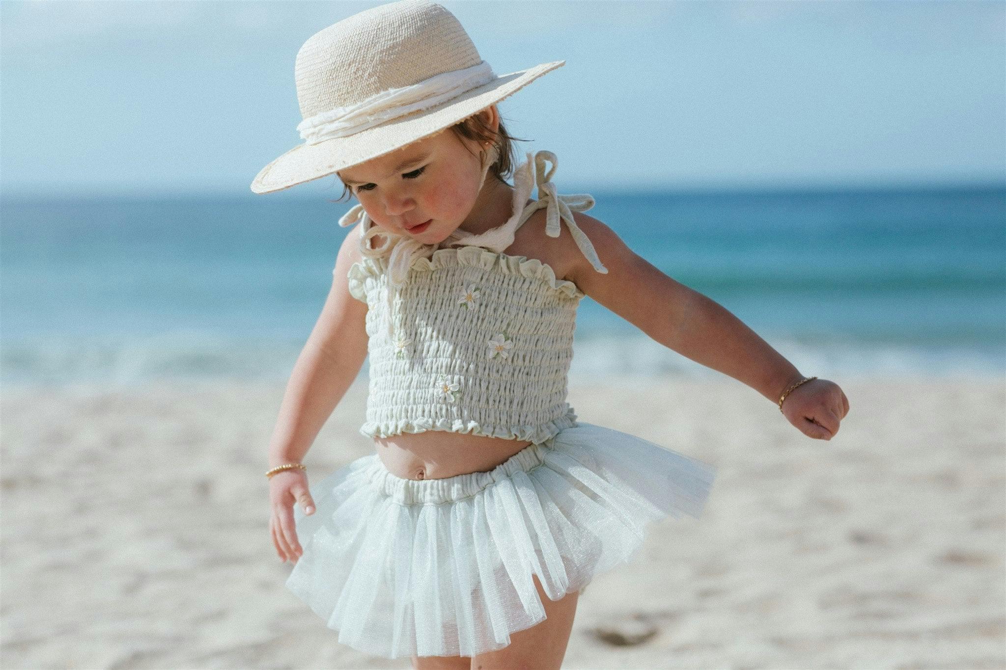 Daisies Tutu - Seafoam