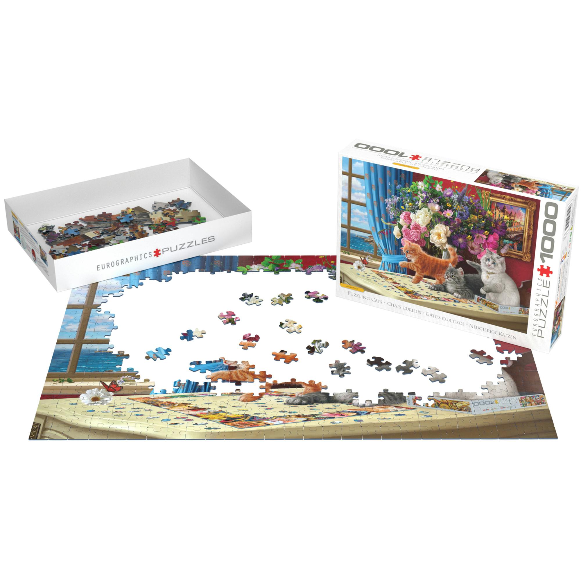 Puzzling Cats - 1000 PC Puzzle