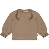 Leopard Accent Crewneck Sweatshirt