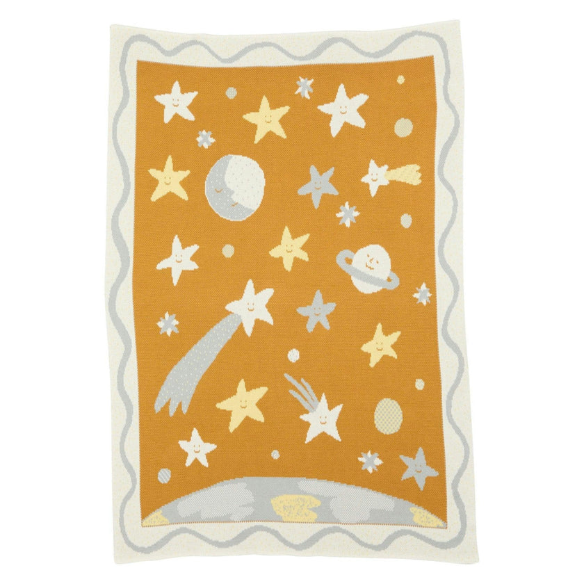 Night Sky Knit Midi Blanket