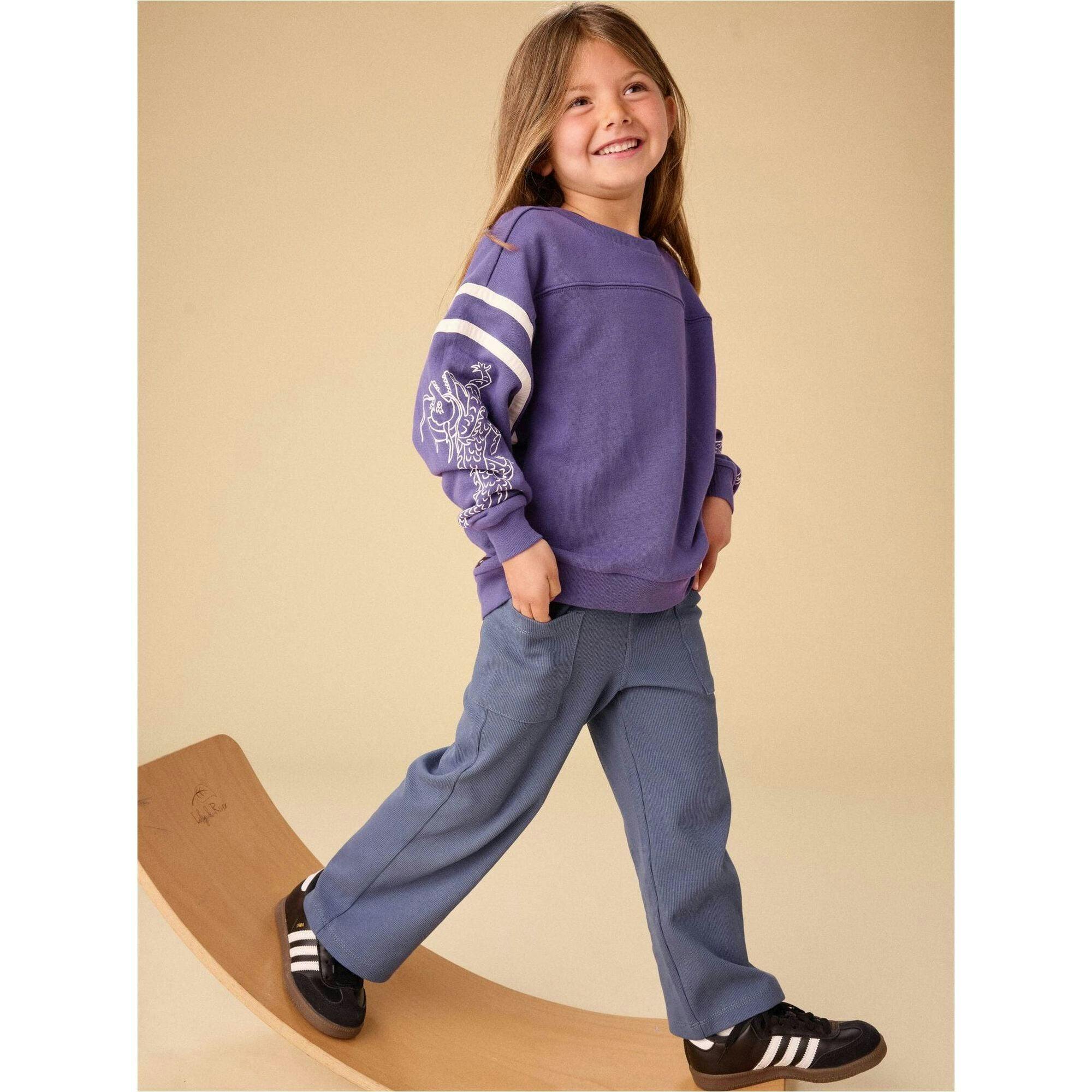 Flare for Fun Pocket Pants, Blue