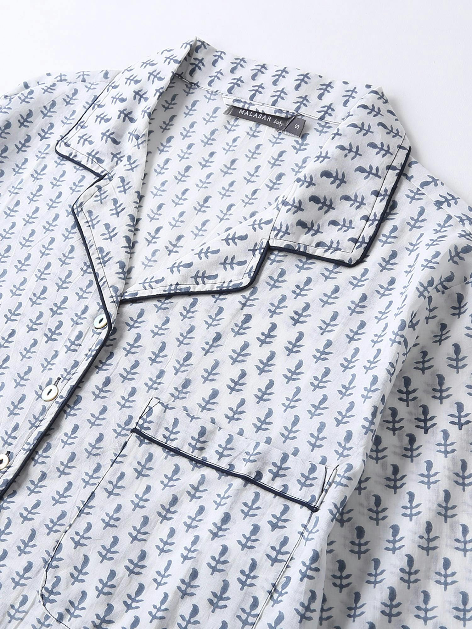 Block-Printed Women's Loungewear Gift Set