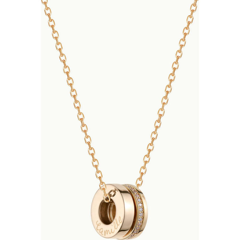 Personalized Unity Necklace, 14k Gold Plated