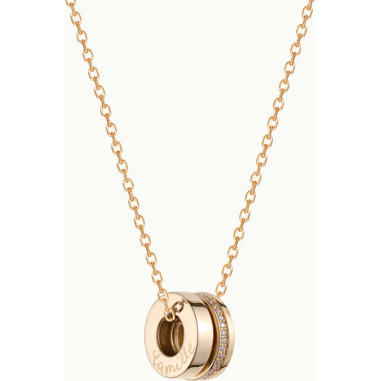 Personalized Unity Necklace, 14k Gold Plated