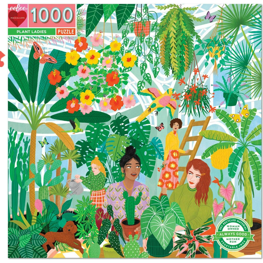 Piece and Love Plant Ladies 1000 piece Puzzle