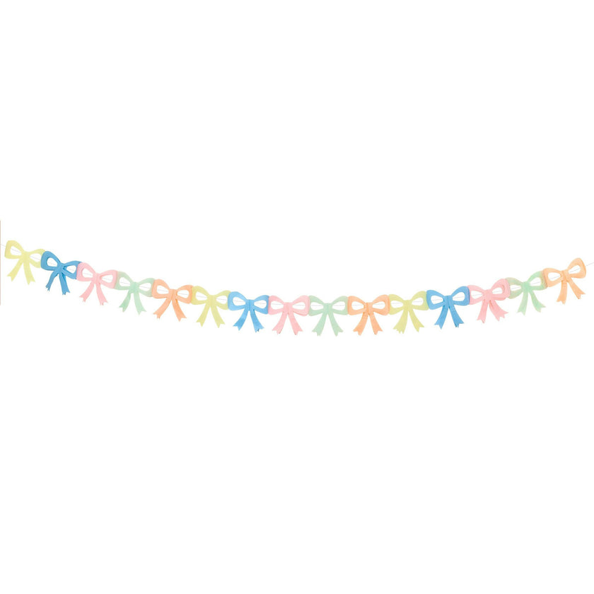 Tissue Paper Bow Garland Set