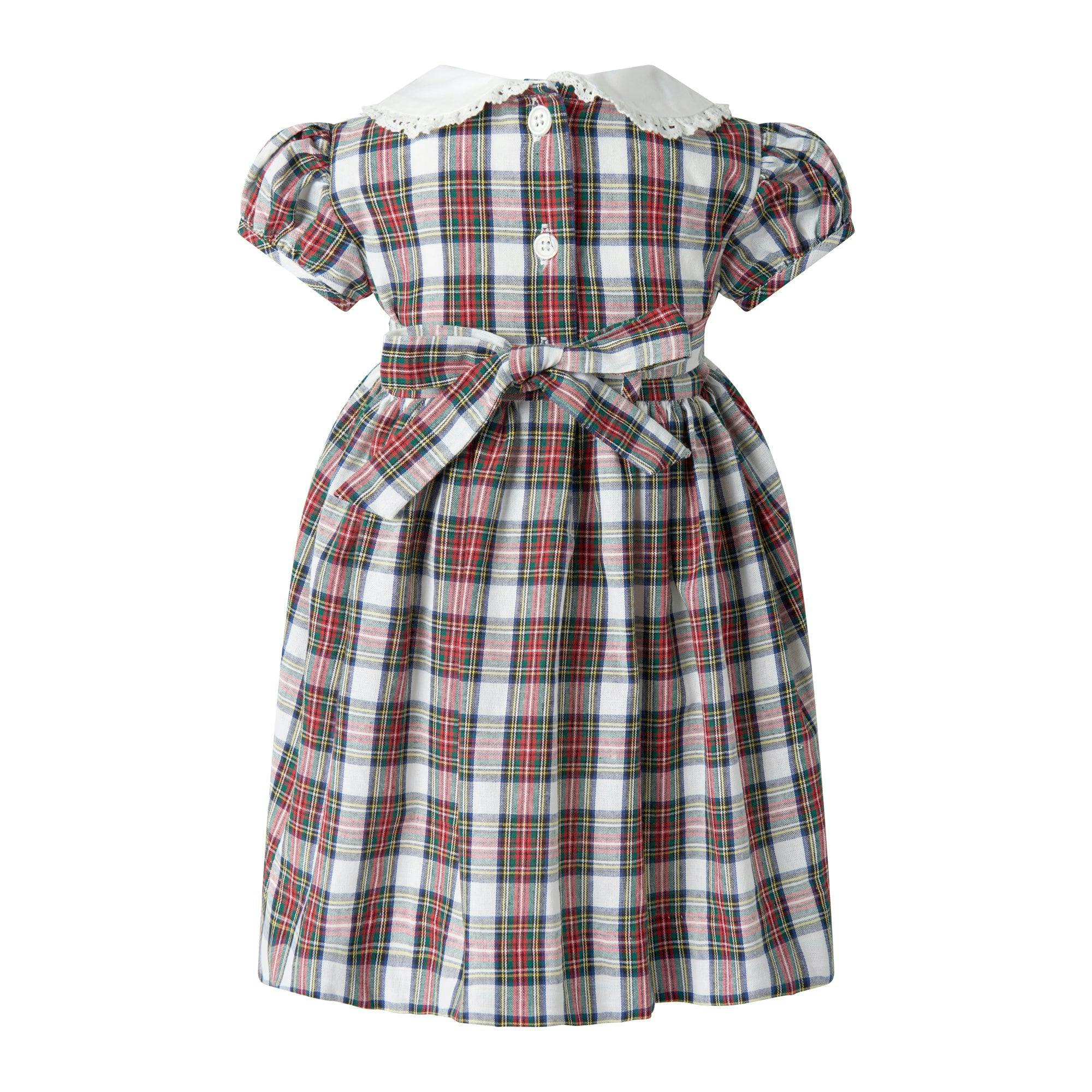 Tartan Frill Front Dress and Bloomers