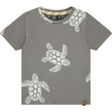 All-Over Turtle Graphic Print T-Shirt