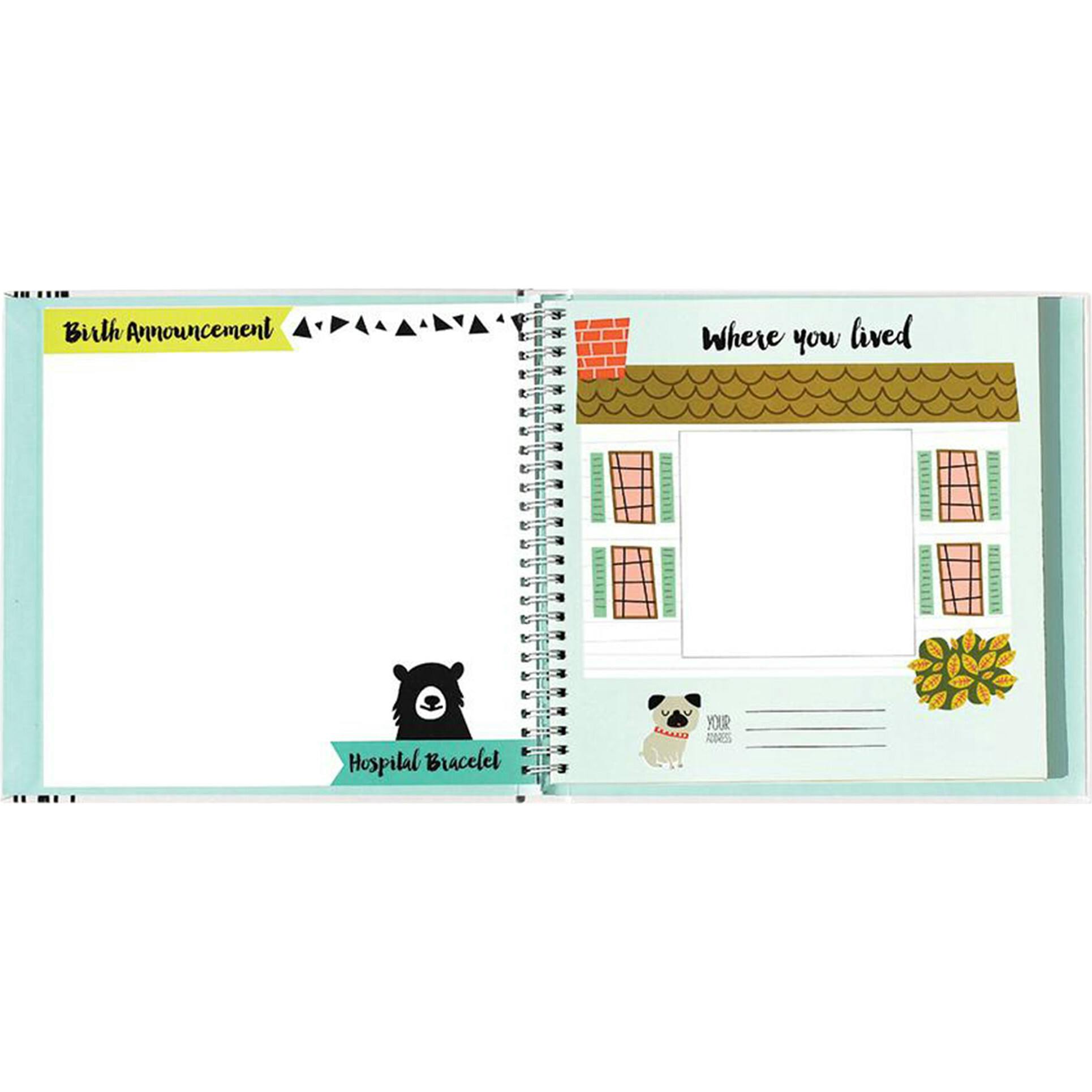Little Animal Lover Memory Baby Book