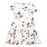 White Floral Teacup Dress
