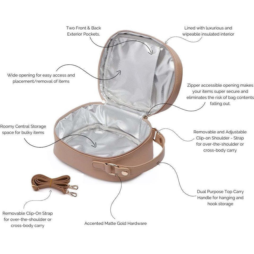 Monaco Snack Bag | Latte Brown