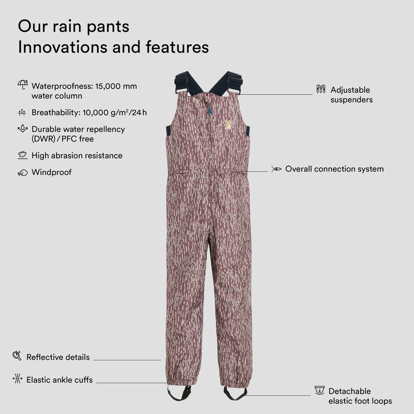 Dan rain pants "Twine"