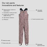 Dan rain pants "Twine"