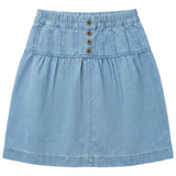 Button Denim Skirt