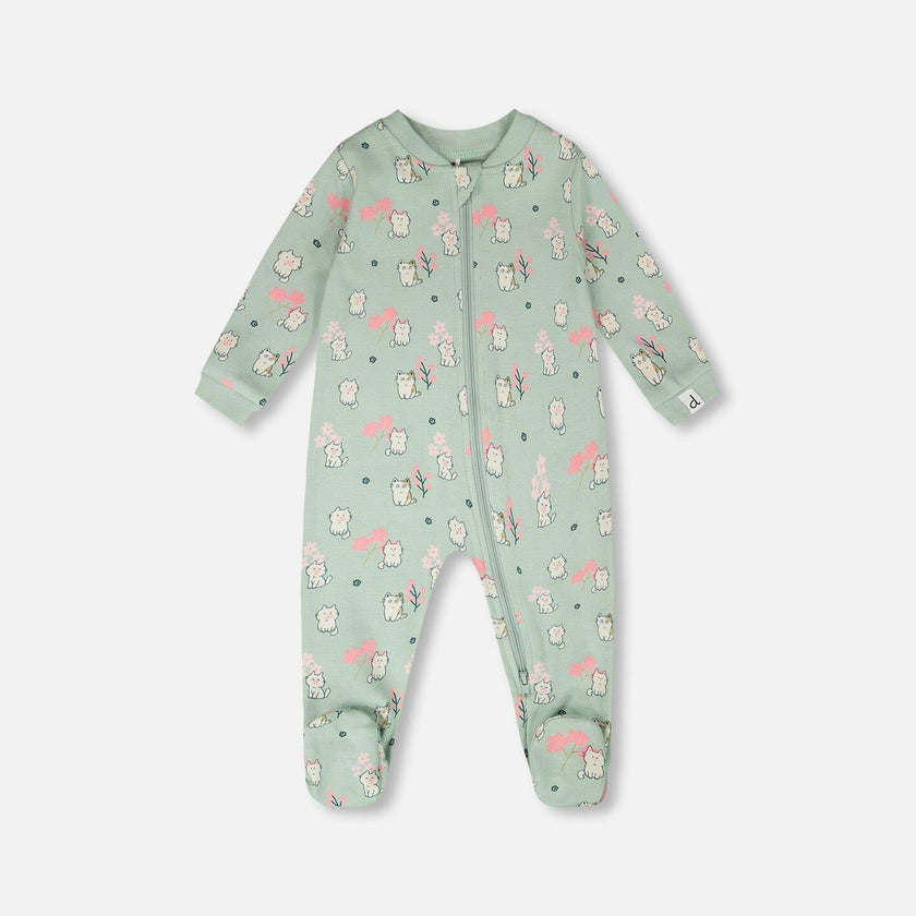 Organic Cotton Baby One-Piece Pajamas