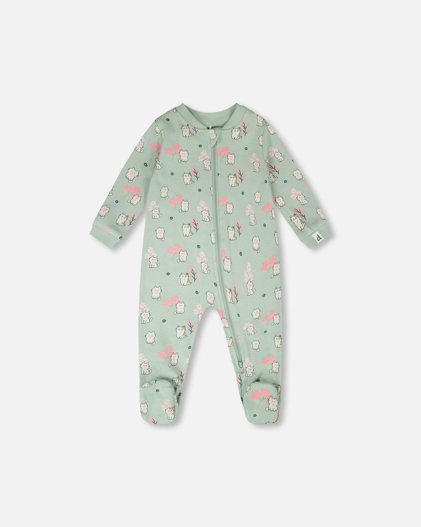 Organic Cotton Baby One-Piece Pajamas