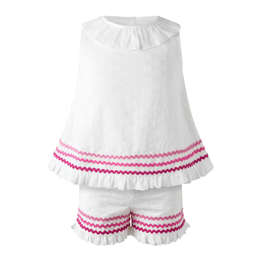 Eyelet Ric Rac Short Set