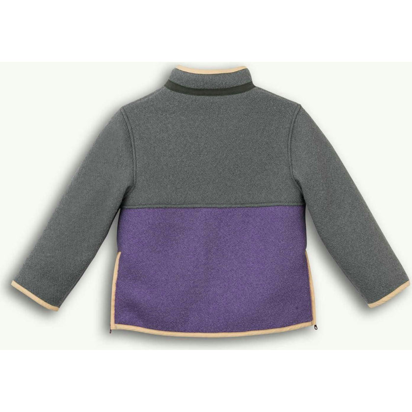 children's wool jacket - forest berry