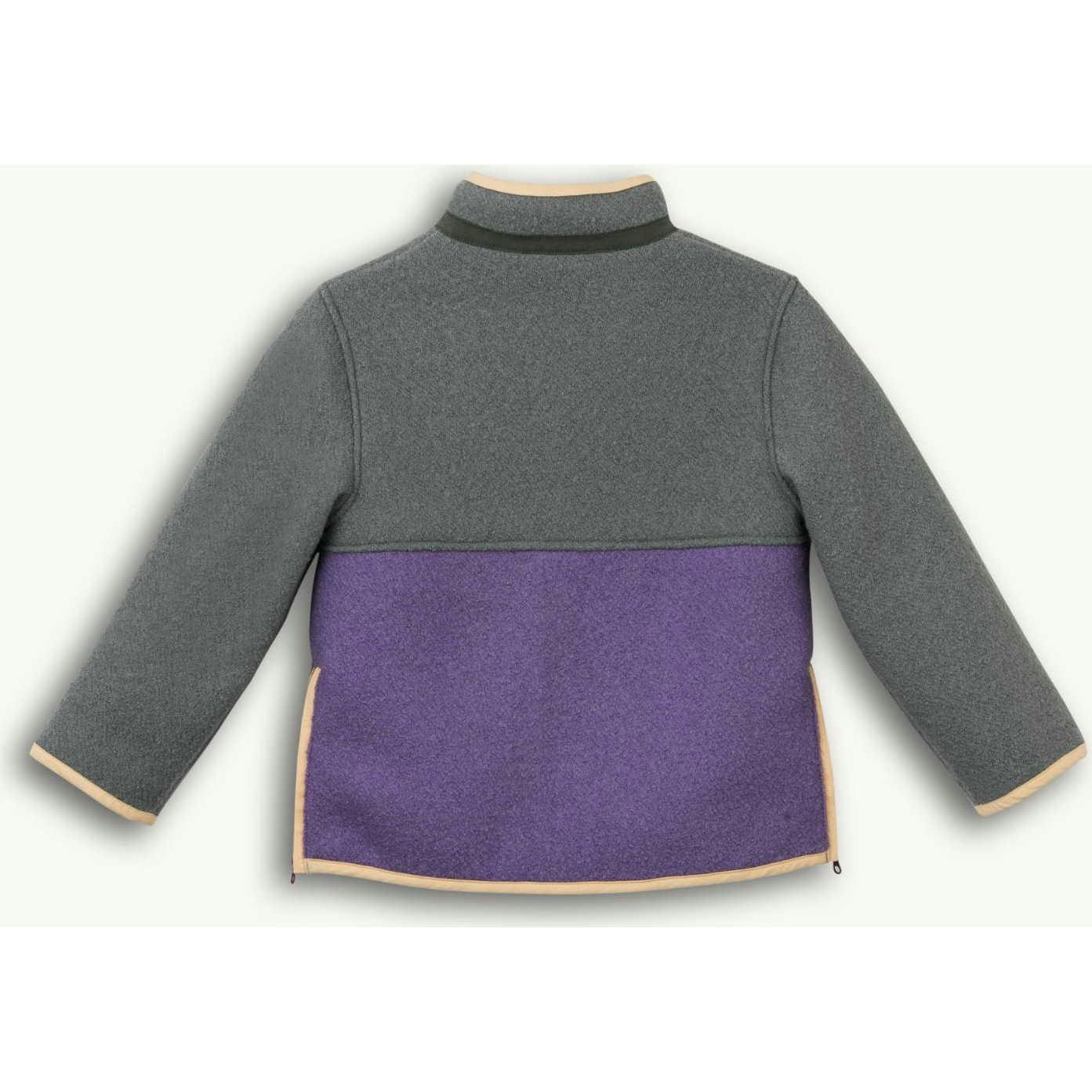children's wool jacket - forest berry