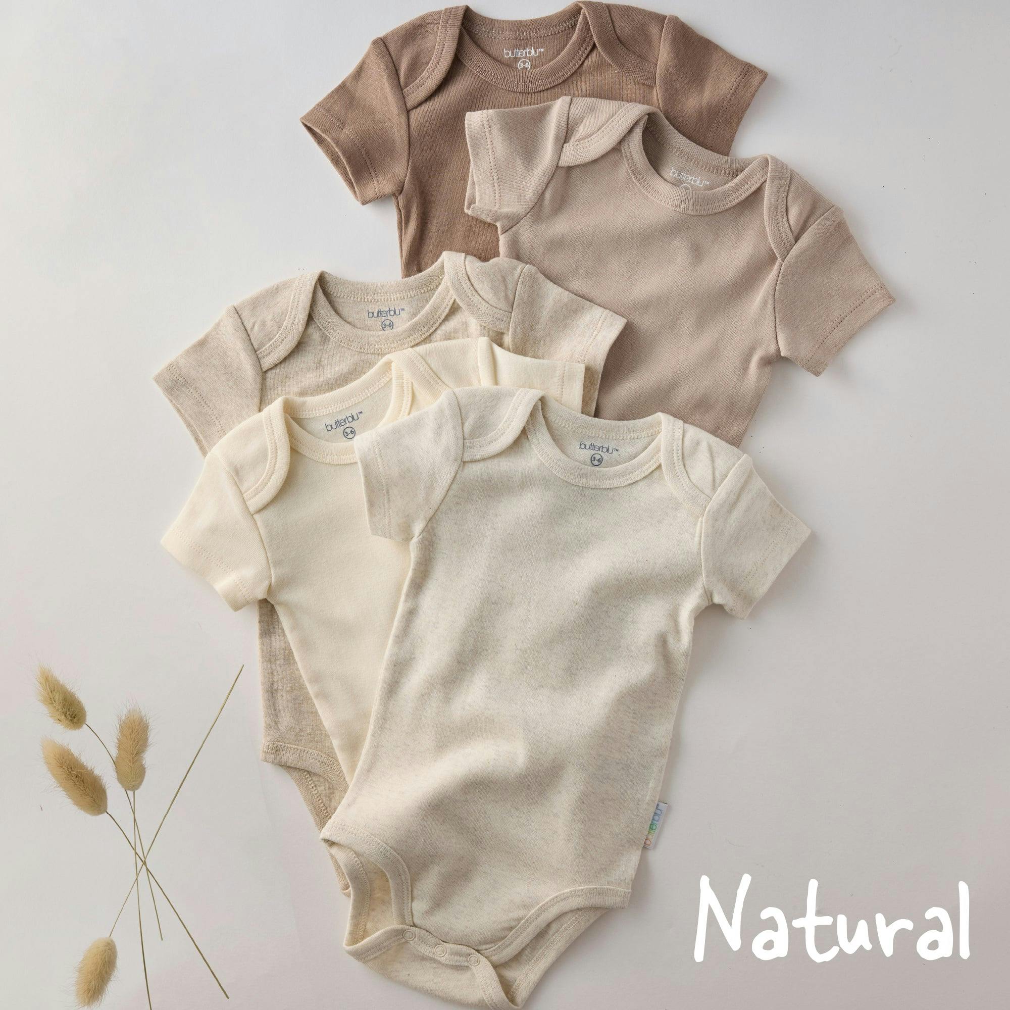 AVERY 5-Pack Short Sleeve Bodysuits