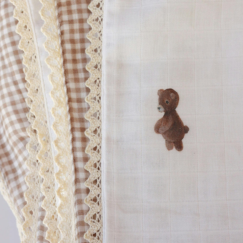 Baby Heirloom blanket - Teddy Bear