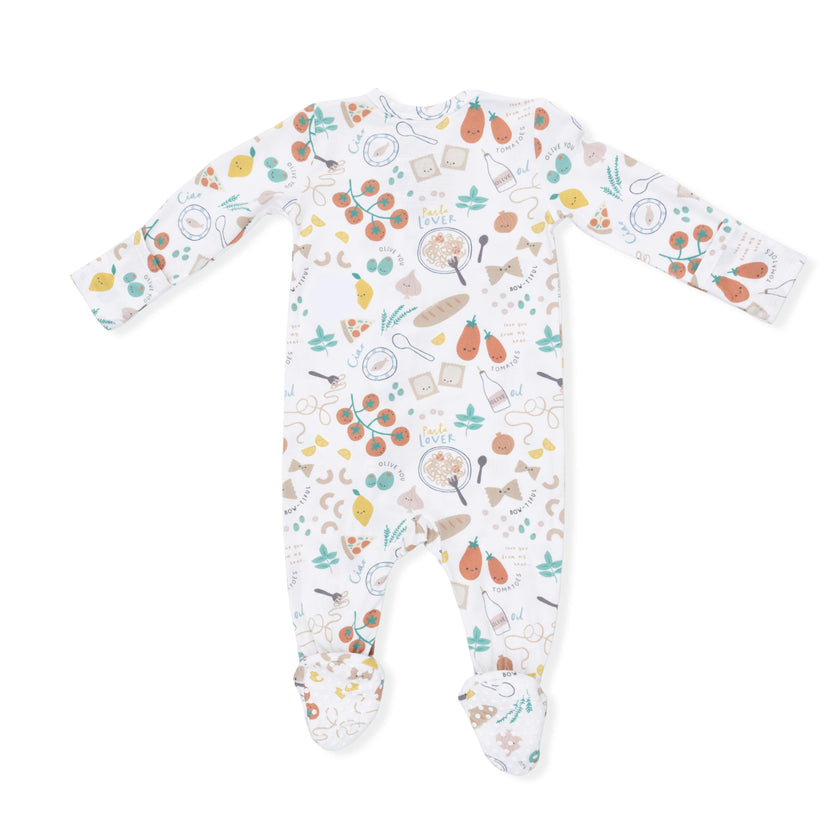 Pasta Lovers - 2 Way Zipper Footie