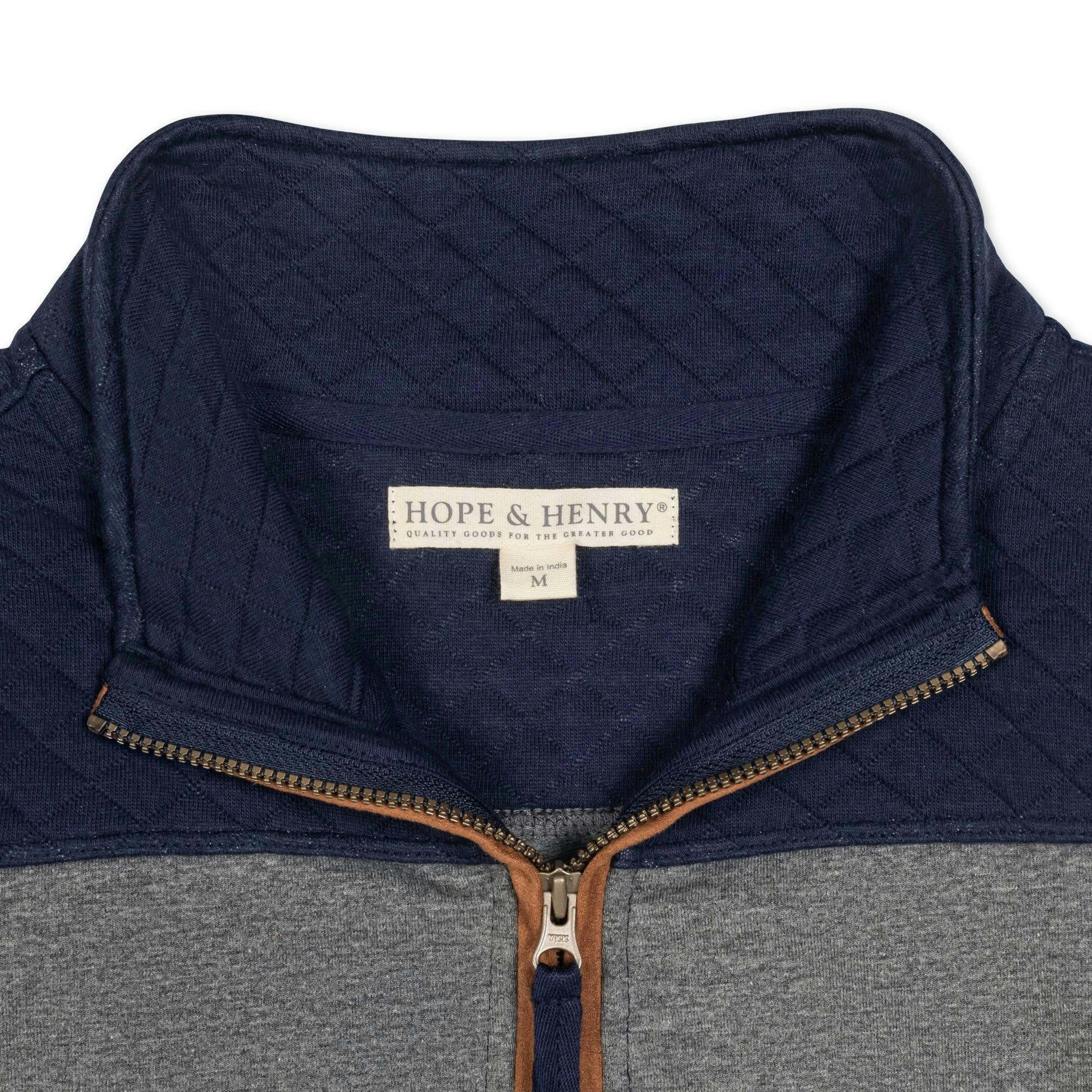 Organic French Terry Half-Zip