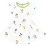 Twirl Bodysuit Dress, Wildflower