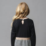 Organic Skater Sweater Dress with Bow