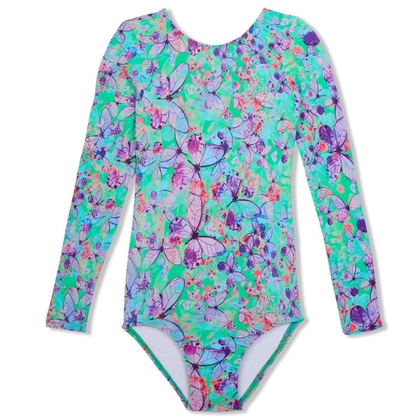 LEOTARD LONG SLEEVE BUTTERFLY LEOTARD
