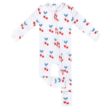 Bamboo Convertible Zip-Up Footie Pajama - Talia