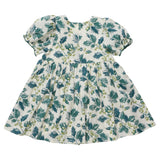 Girls Hermione Dress - Green Holly